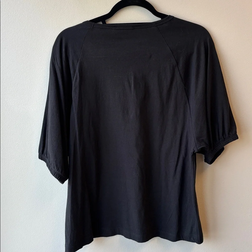 J. Crew Black Crew Neck Tee